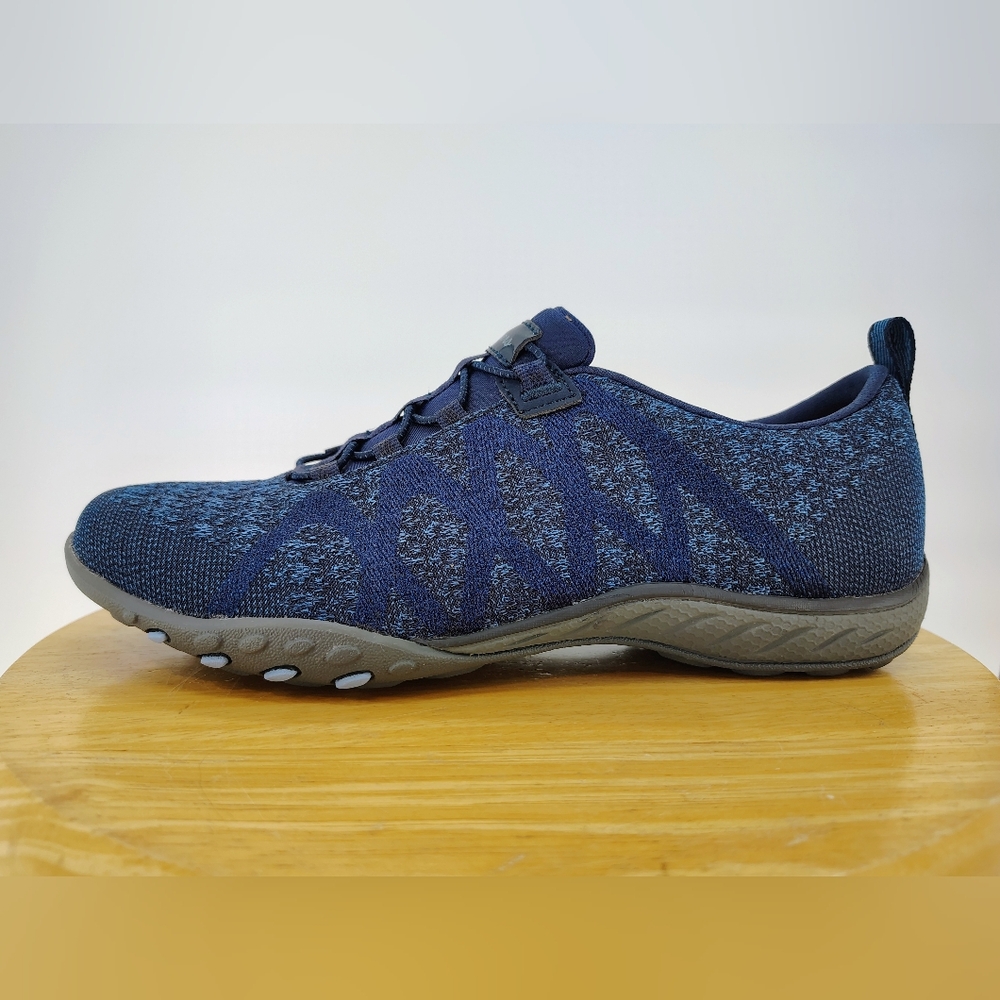 Skechers Relaxed Fit Navy Blue Athletic Shoes Women's 7